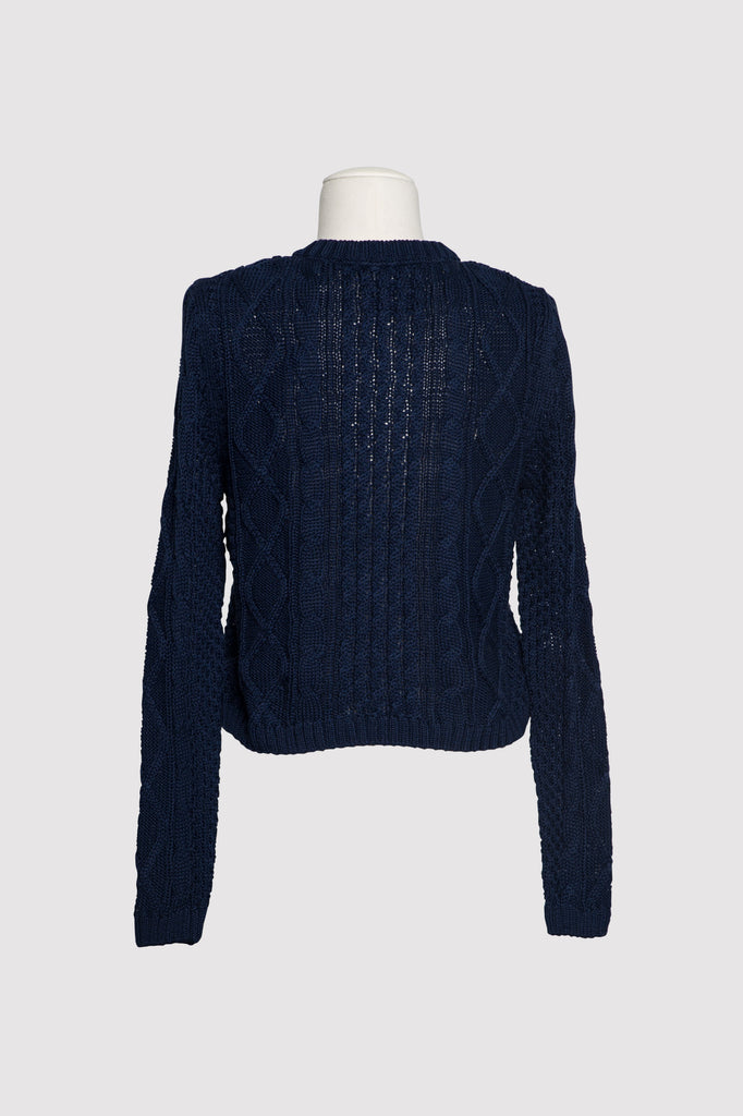 sara cable-knit cardigan