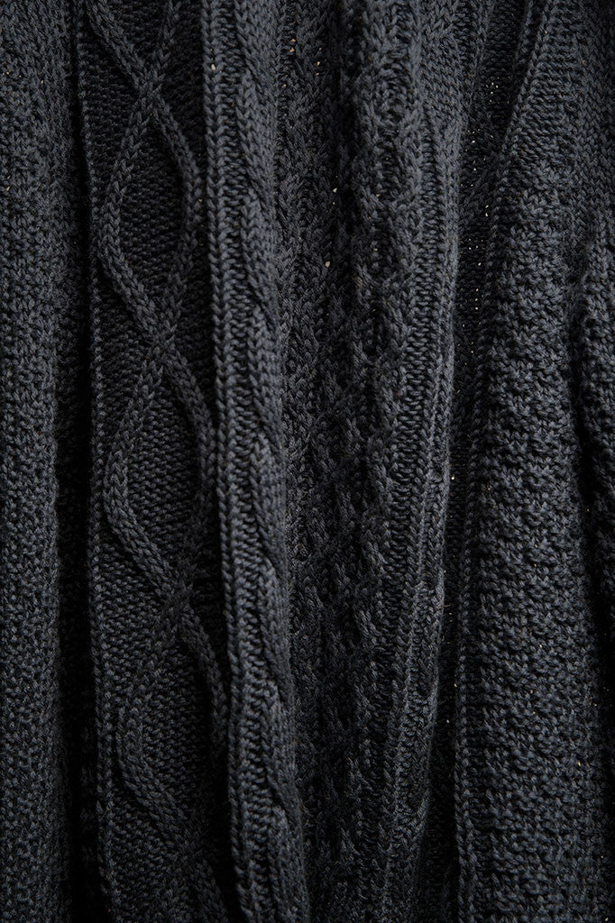 sara cable-knit cardigan