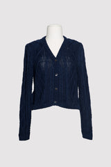 sara cable-knit cardigan