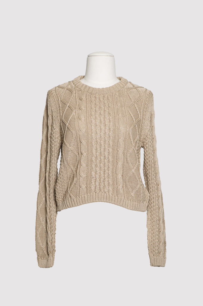 alexis cable-knit sweater