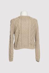 alexis cable-knit sweater